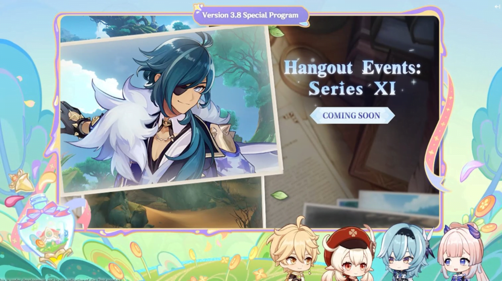 Everything Announced in Genshin Impact Version 3.8 - Kaeya Hangout Quest