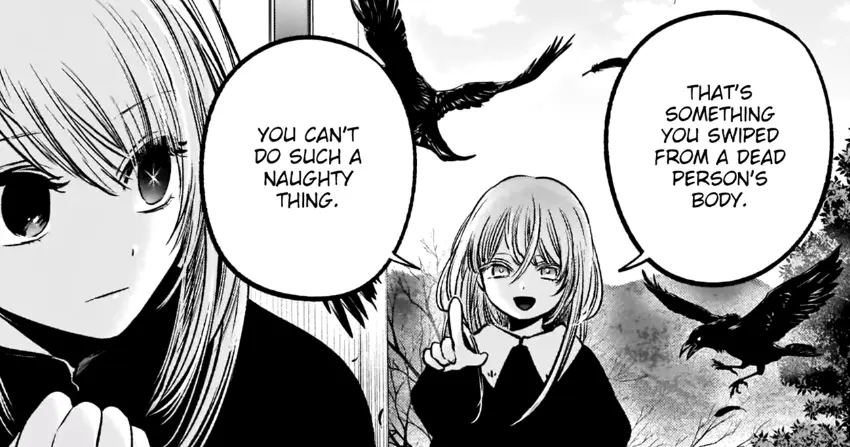 Oshi no Ko Chapter 128 Spoilers: Ruby Becomes Ai! Ruby meets crow girl!