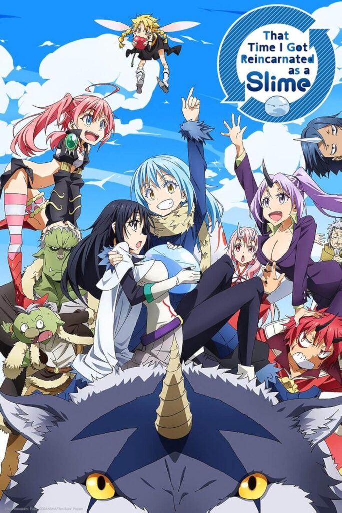 Top 10 Best Isekai Anime with OP MC - 2024 List! That Time I Got Reincarnated as a Slime (JP: 転生したらスライムだった件)