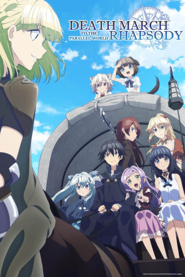 Death March to the Parallel World Rhapsody (JP: デスマーチからはじまる異世界狂想曲) Top 10 Best Isekai Anime with OP MC - 2024 List!