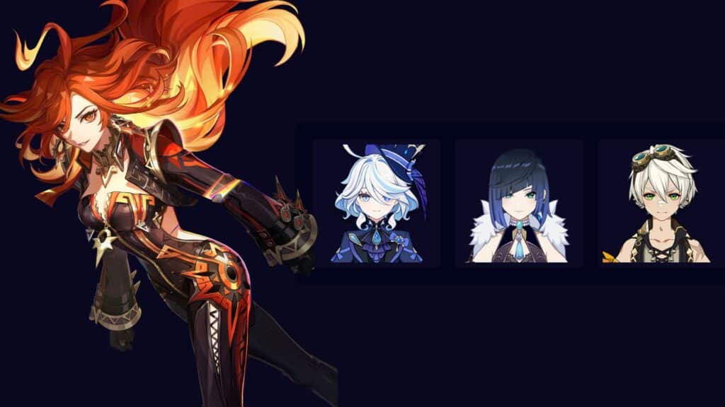 Best Mavuika Teams in Genshin Impact - Team 3