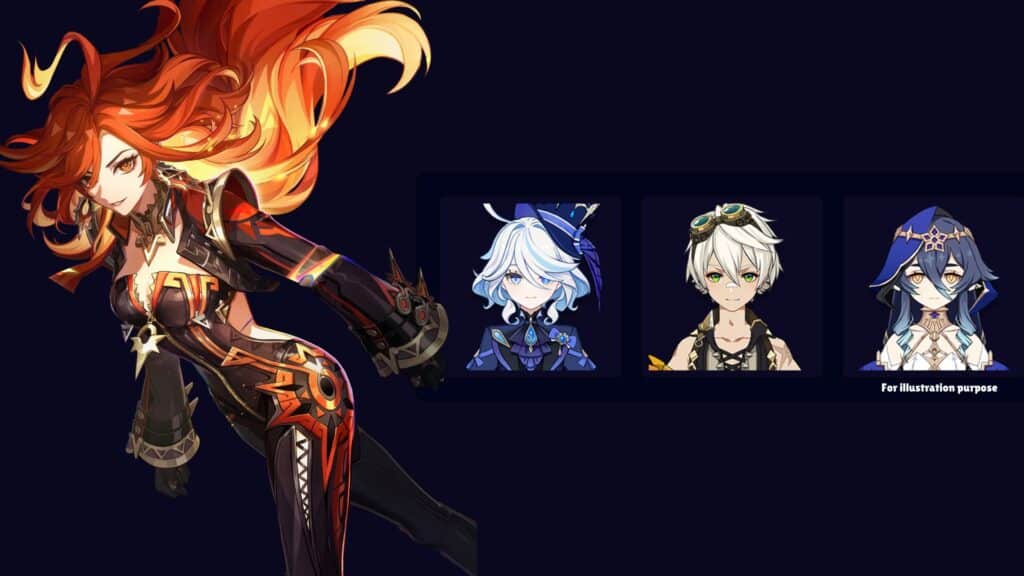 Best Mavuika Teams in Genshin Impact - Team 4
